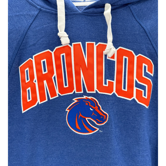 Boise State Broncos Hoodie Sweatshirt Blue Orange Size Medium Captivating - Picture 2 of 5